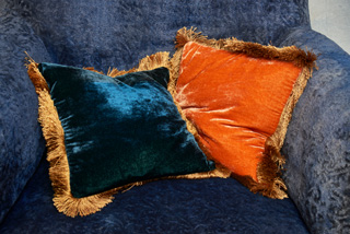 The Anke Drechsel shimmering cushions have arrived.