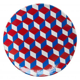 Tricolore Cube Plate