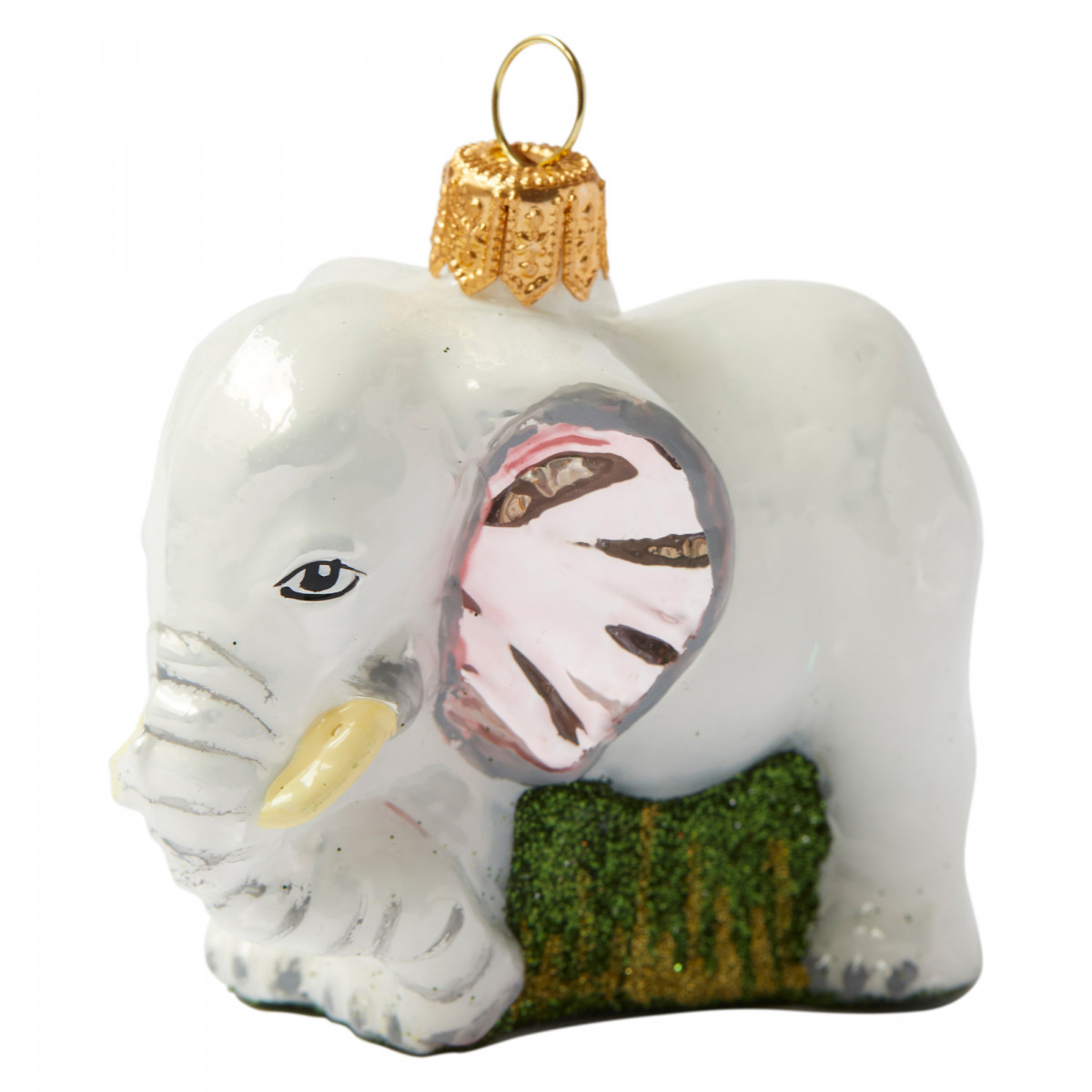 White Elephant Ornament