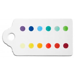 Palette with Colours Cutting Board