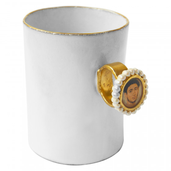 Fayum Gentleman Portrait Ring Cup