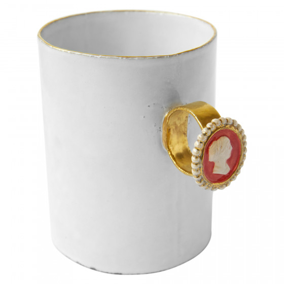 Woman's Cameo Ring Cup