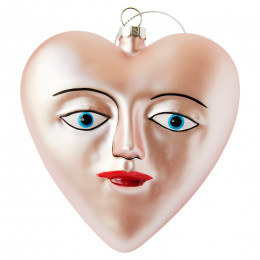 Blue-Eyed Heart Ornament
