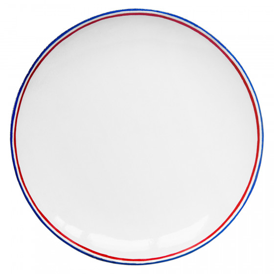 Assiette creuse Tricolore