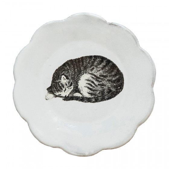 Sleeping Cat Dish