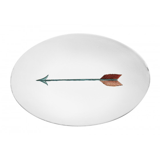 Oval Arrow Platter