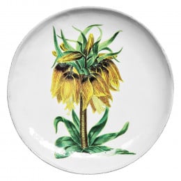 Assiette Plate Fleur Jaune