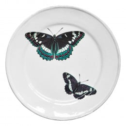 Two Flying Butterflies Plate