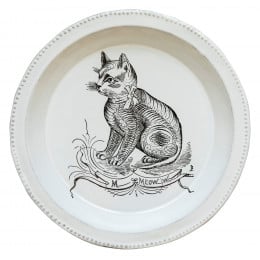 Scenario Cat Soup Plate