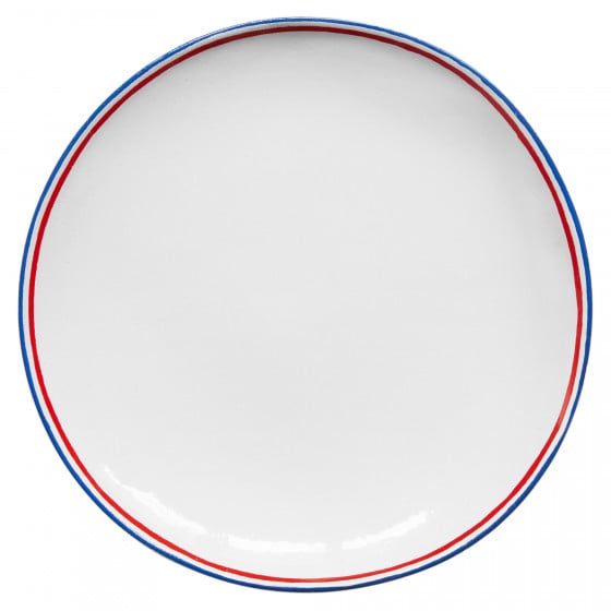 Tricolore Dinner Plate