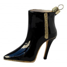 Black High Heeled Boot