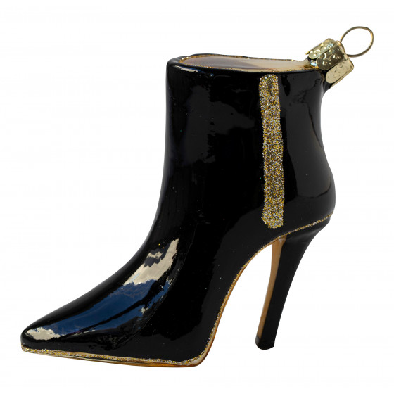 Black High Heeled Boot