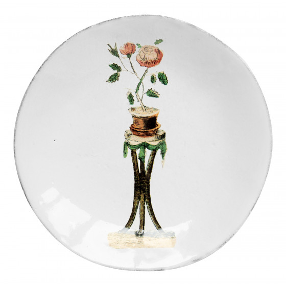 Small Rosebush Plate