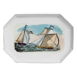 Sailboats Platter