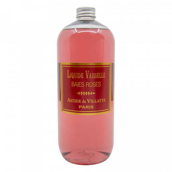 Liquide Vaisselle Baies Roses 1L - Recharge