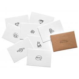 Simple Thank You Cards (pack of 8)