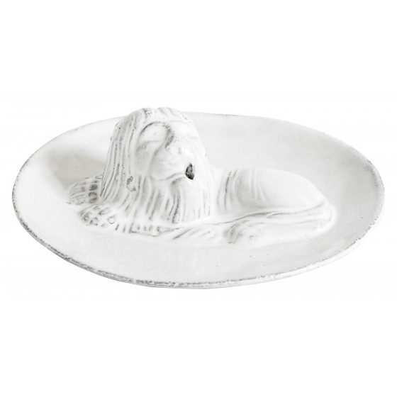 Lion Incense Holder on Saucer