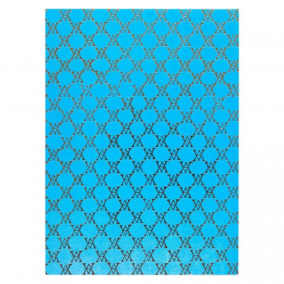 Carnet Monogramme (bleu vif)