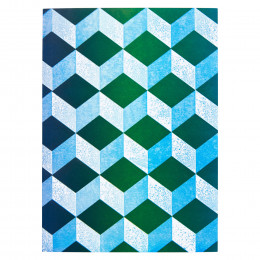 Notebook (Pale Blue and Dark Green)