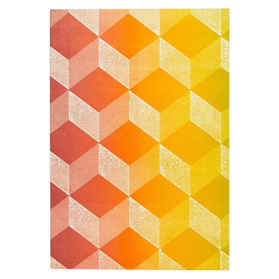 Medium Notebook (Pink and Yellow)