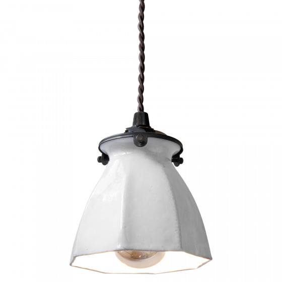 Small Révolution Pendant Light with Canopy