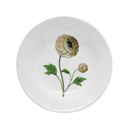 Indian King Ranculus Soup Plate