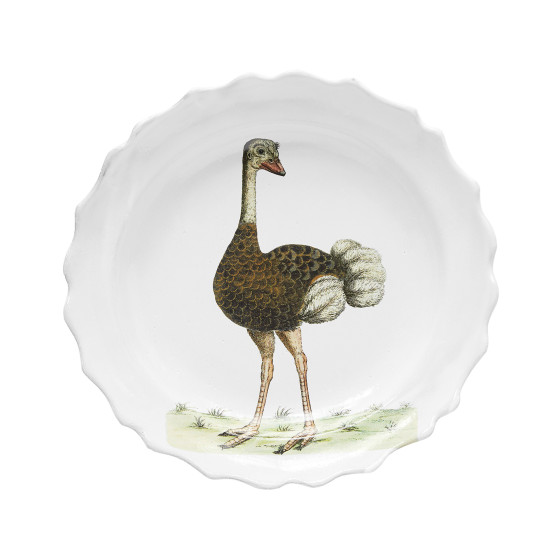 Ostrich Soup Plate