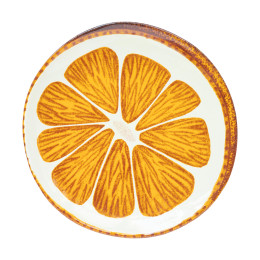Assiette orangea sans pépins