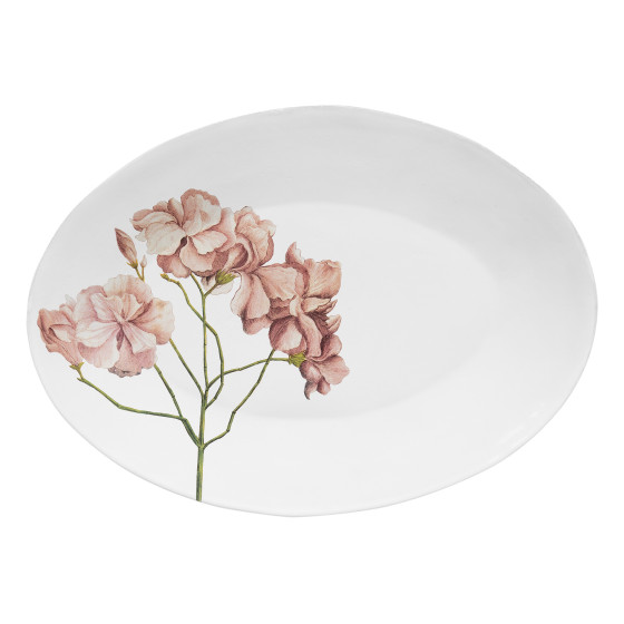 Plat ovale Laurier rose