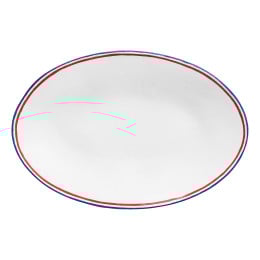 Oval Tricolore Platter