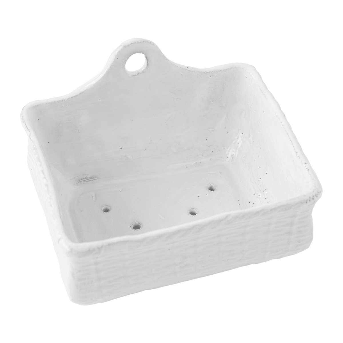 White Ceramic Soap Dish