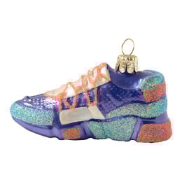 Purple and Orange Sneaker