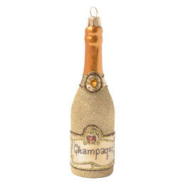 Golden Champagne Ornament