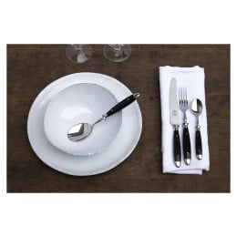 Eichenlaub-Eboni Cutlery Set