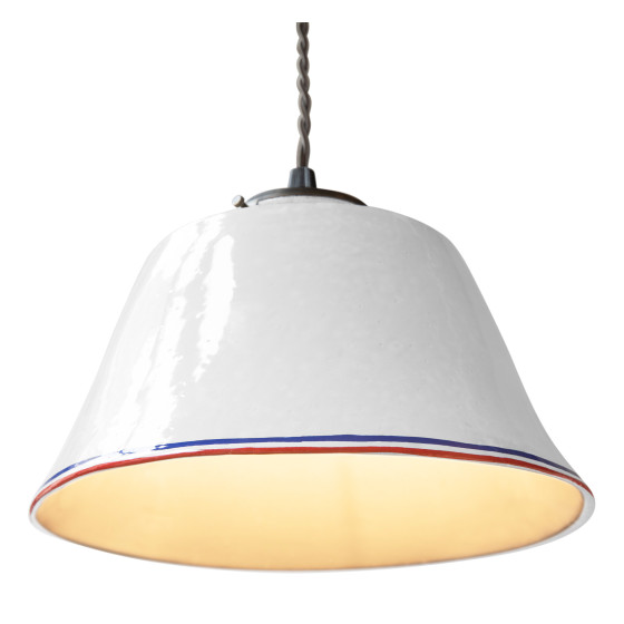 Grande lampe suspendue Tricolore