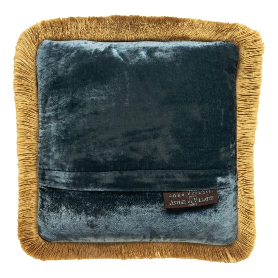 Blue Majolica cushion