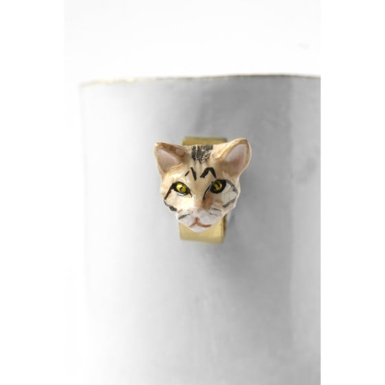 Striped Cat Ring Cup