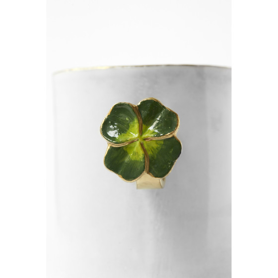 Tasse bague trèfle à quatre feuilles