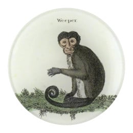 Small Weeper Monkey Plate