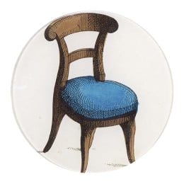 Petite assiette illustration de chaise