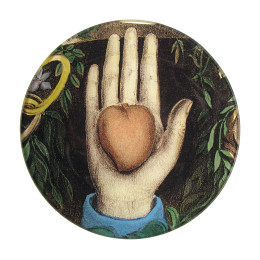 Small Heart in Hand Plate