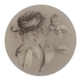 Petite assiette dessin de rose