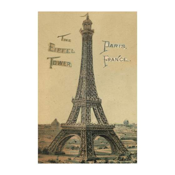 Eiffel Tower Postcard