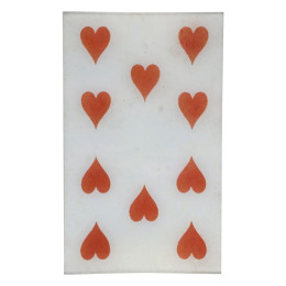 Ten of Hearts Rectangular Tray