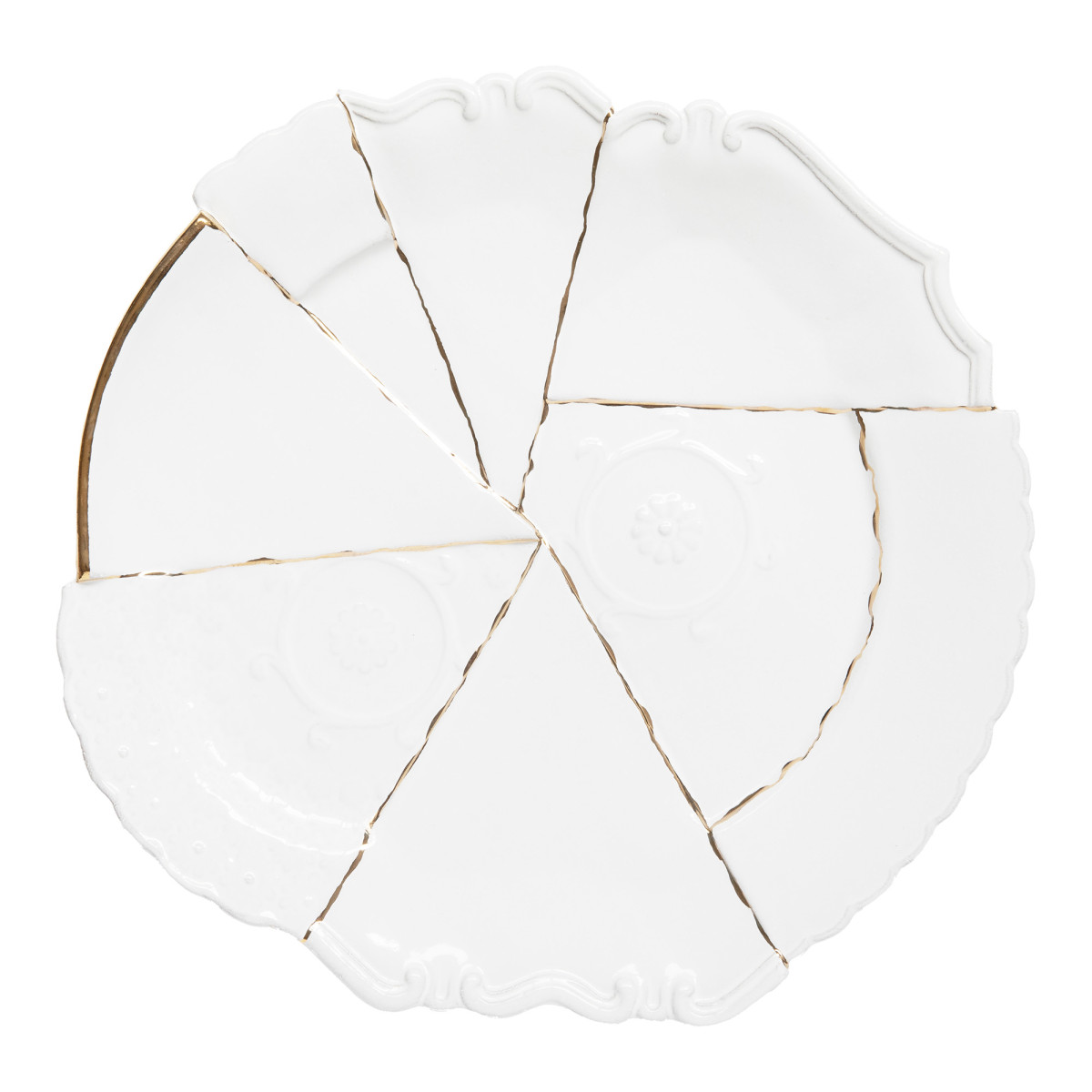 Plat Rond Patchwork Sacai Kintsugi Plat Rond Patchwork Sacai Kintsugi
