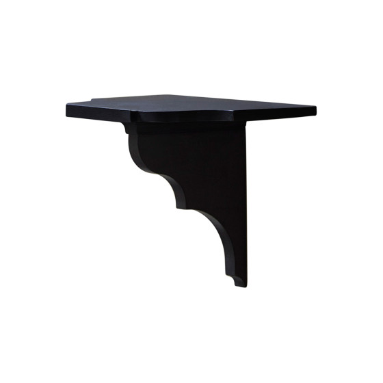 Arlette Shelf 1 - Black Waxed Finish