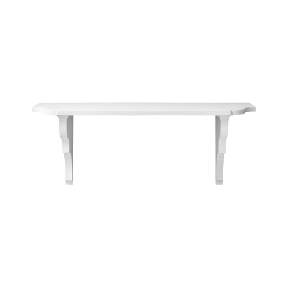 Arlette Shelf 2 - White Lacquered Finish