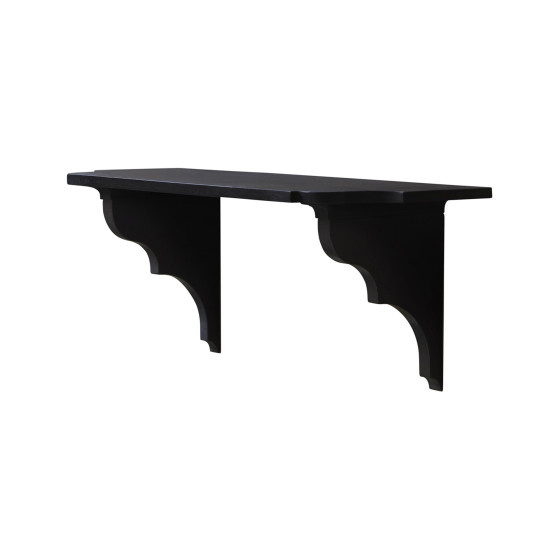 Arlette Shelf 2 - Black Waxed Finish