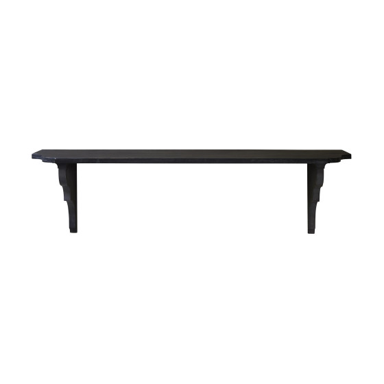 Arlette Shelf 3 -  Black Waxed Finish