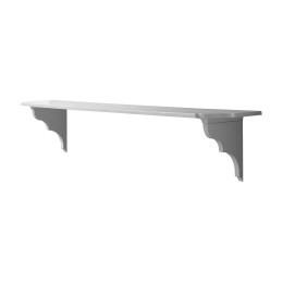 Arlette Shelf 4 -  White Lacquered Finish